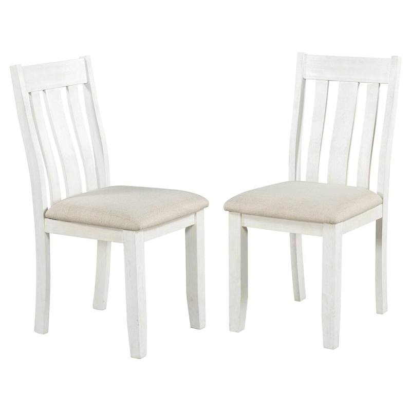 Retro Style 7-Piece Dining Table Set with Extendable Table and 6 Upholstered Chairs