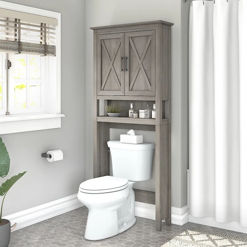 Key West Over The Toilet Storage Cabinet by Bush Furniture
