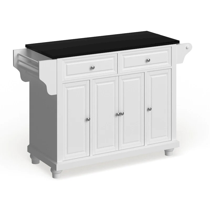 Cambridge Granite Top Full Size Kitchen Island/Cart - 18d x 51.5w x 36h