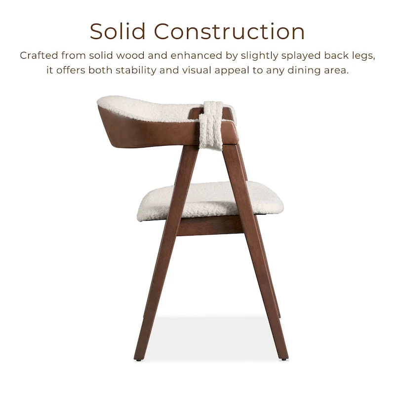 Mid-century Walnut Wood Counter Height Table