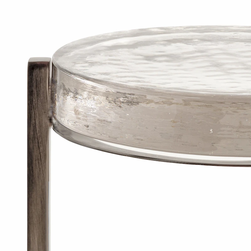 Kate and Laurel Aguilar Glam Drink Table - 9x9x23