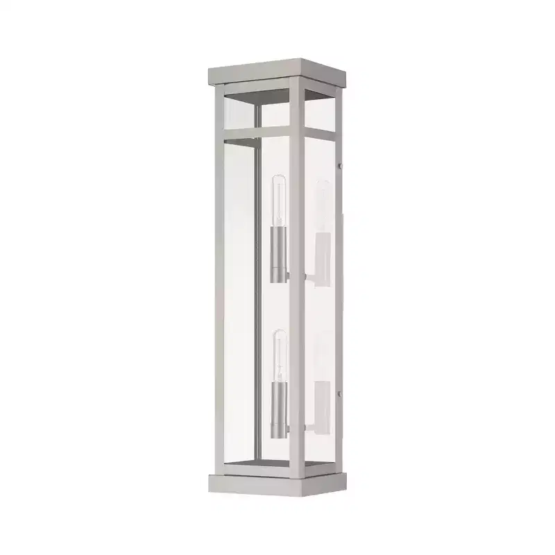 Livex Lighting Hopewell 2 - Light Wall Light in Brushed Nickel