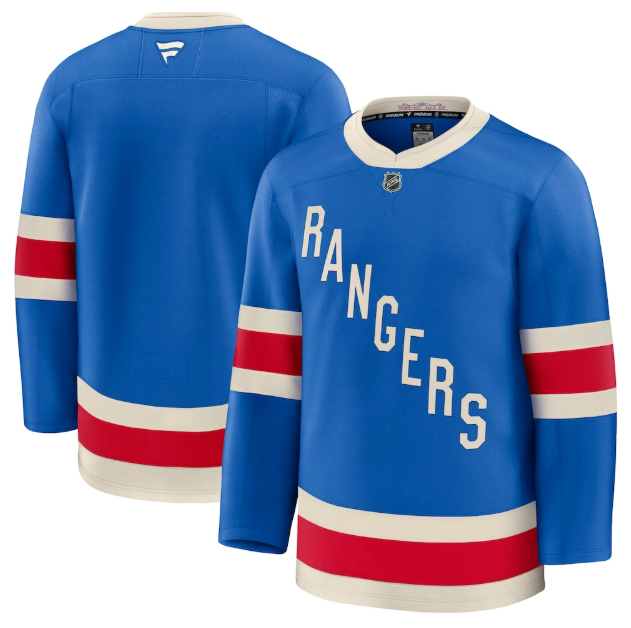 New York Rangers Fanatics Blue Centennial Premium Jersey