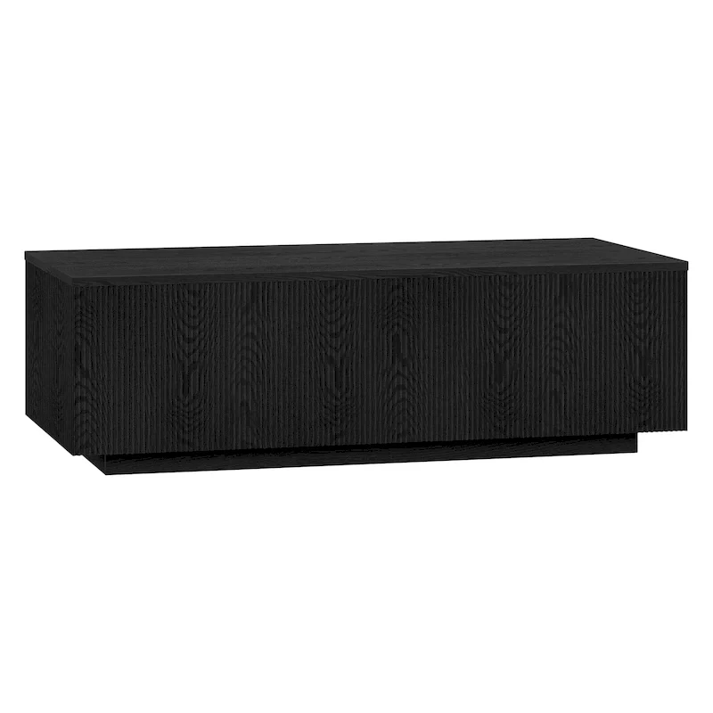 Black Grain Rectangular Coffee Table – Seats 4 to 6