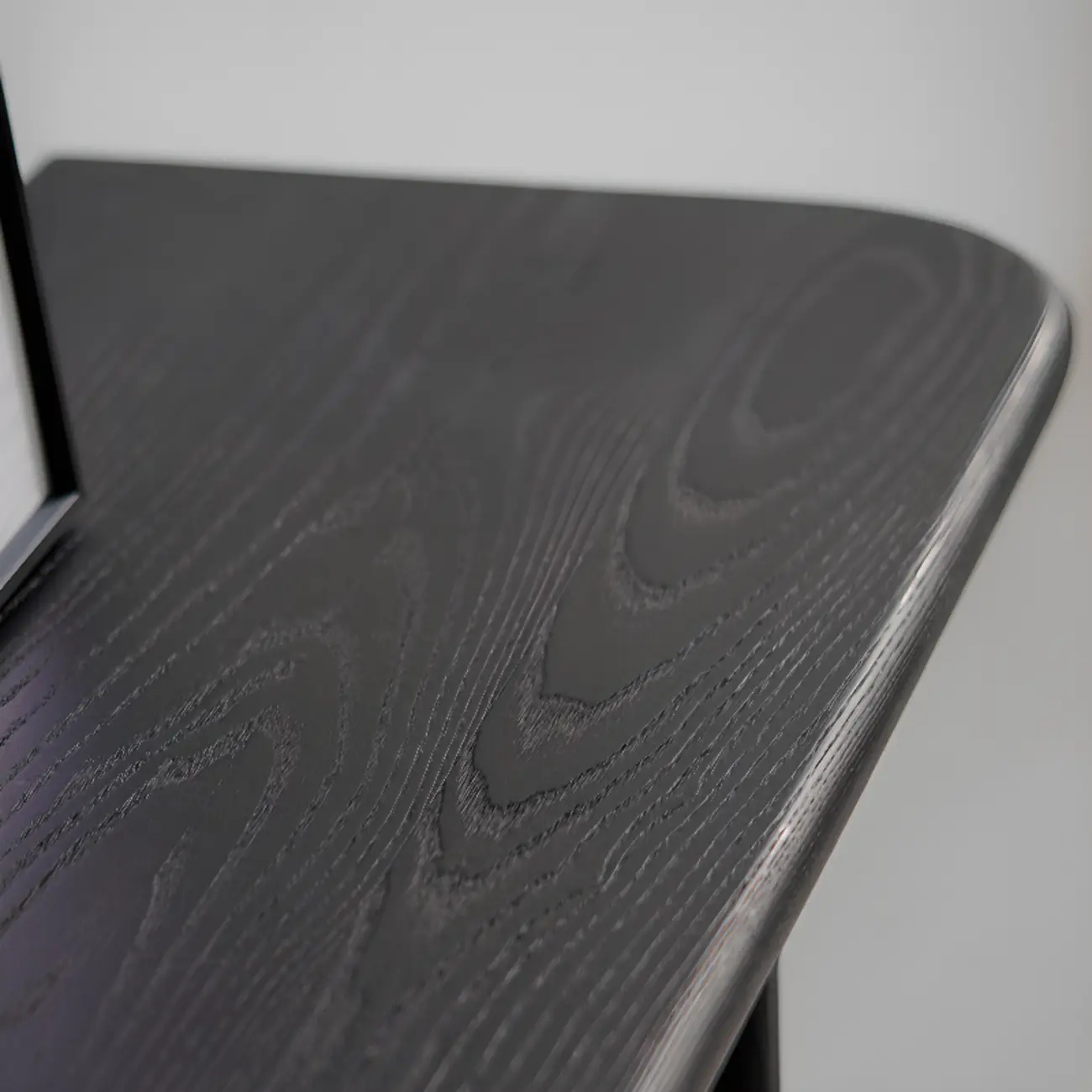 Modern Rectangle Black Ash Console Table