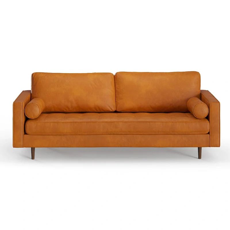 Zander Genuine Leather Sofa