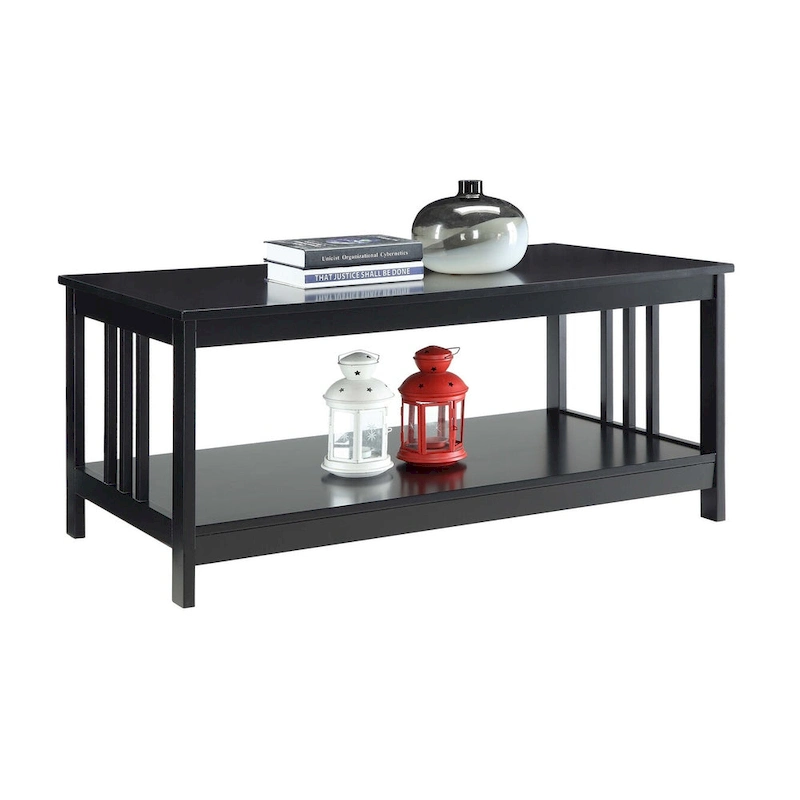 Convenience Concepts Mission Coffee Table with Shelf