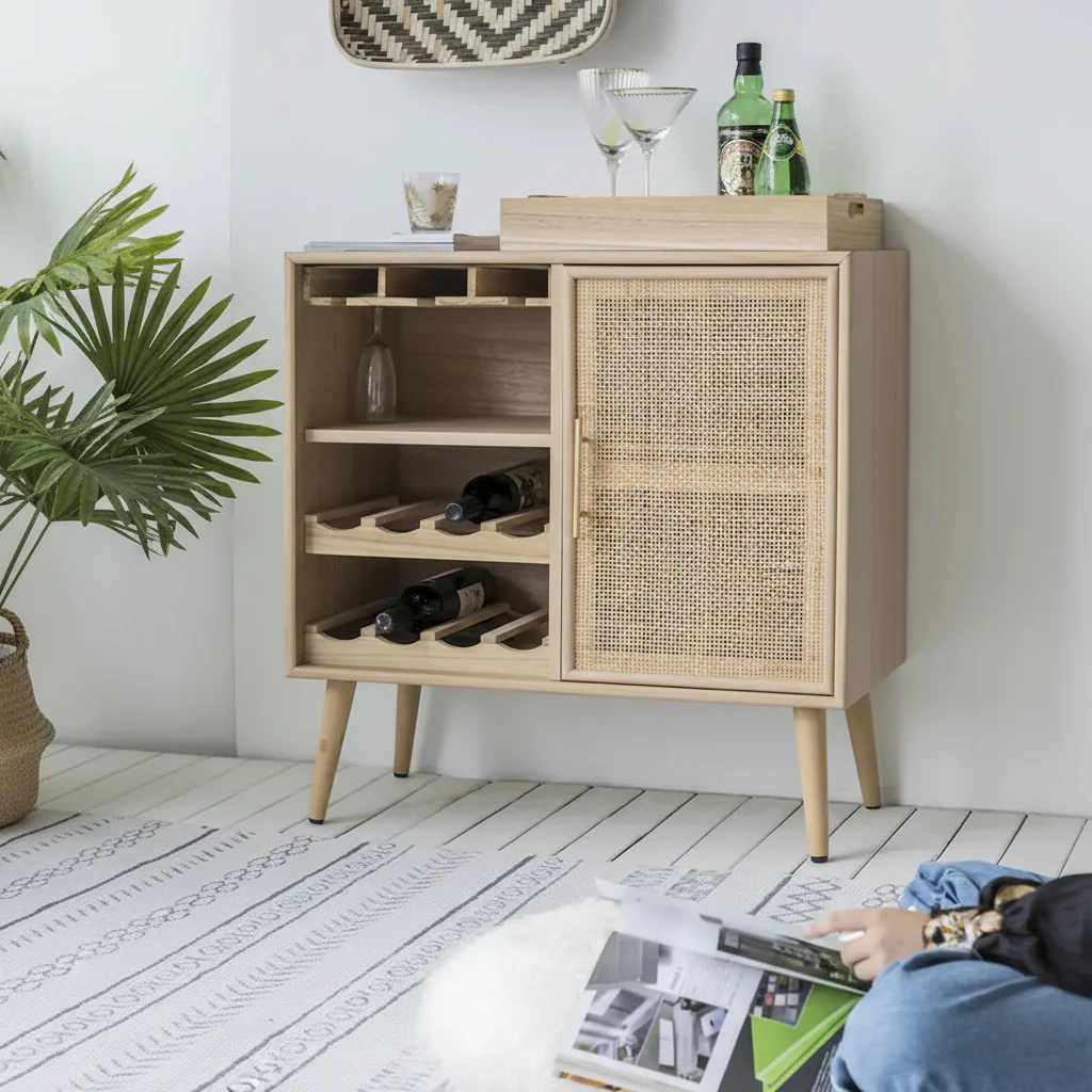 Home Natural Wine Cabinet
