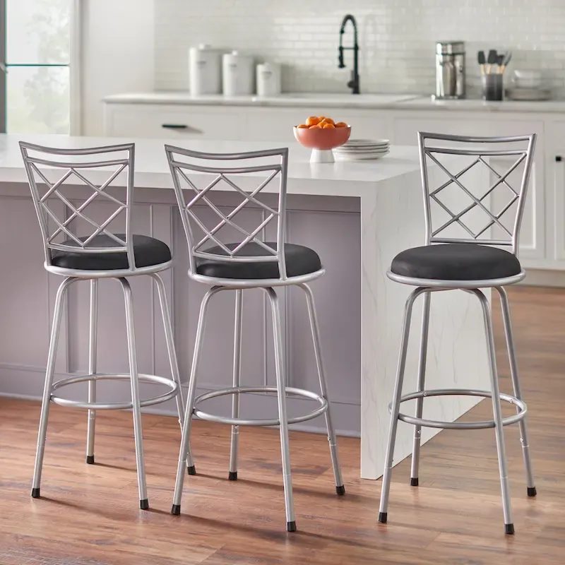 Adjustable Height Swivel Stools (Set of 3)
