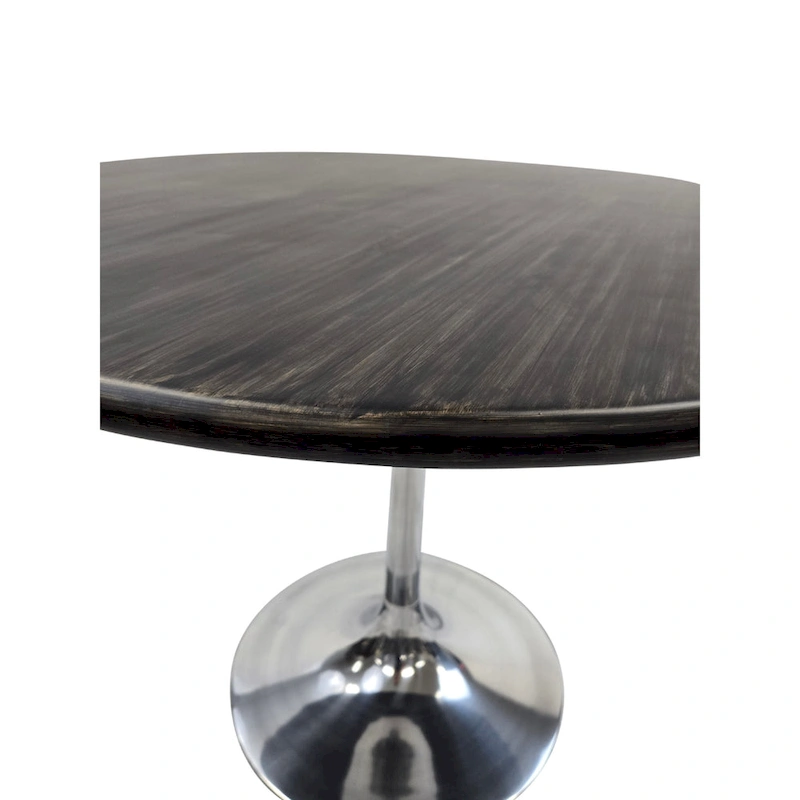 Carolina Living Alden Wood Top 40 Round Dining Table