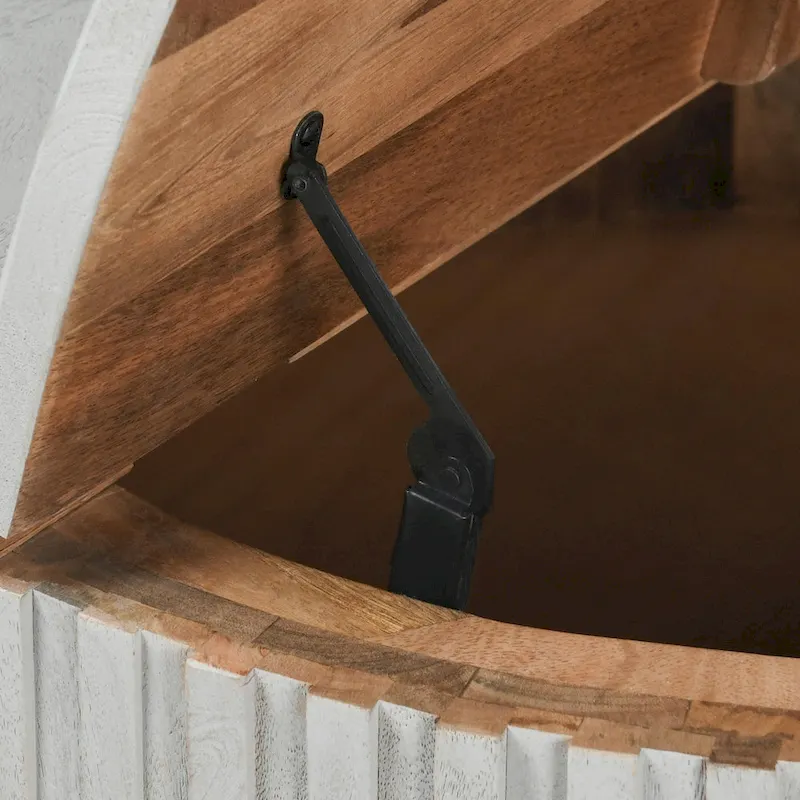 Classic Home Maya Round Coffee Table - 18Hx40Wx40D