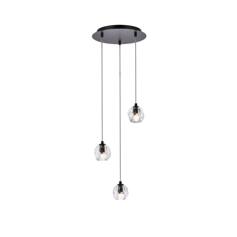Ella 12-Inch 3-Lights Pendant - N/A