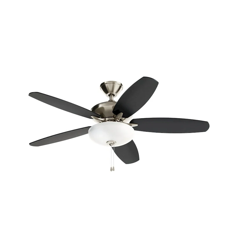 Kichler Renew Select 52 inch LED Ceiling Fan Brushed Stainless Steel with Reversible Blades