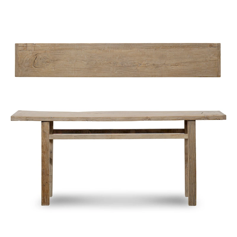 Artissance Vintage Console Table Weathered Natural 72x12x30H