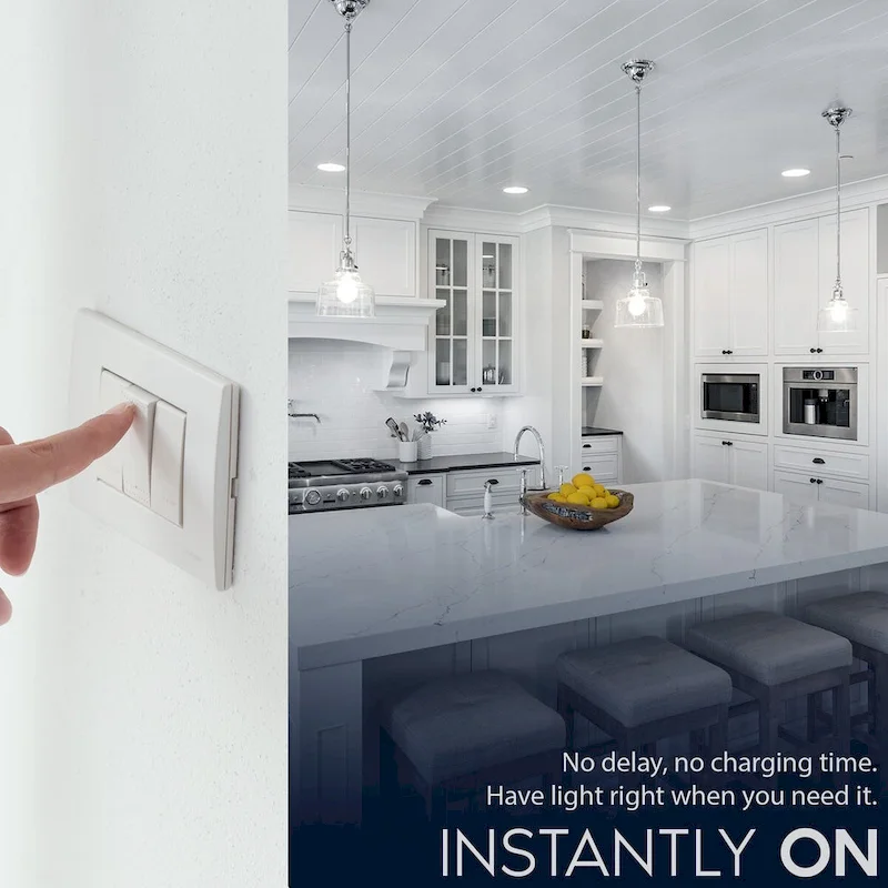 Luxrite A19 LED Light Bulb 100 Watt Equivalent CRI90 5CCT Dimmable 1600LM 15W E26 ETL 6 Pack