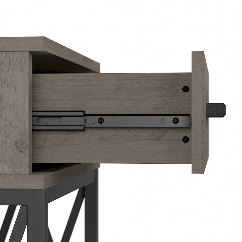 City Park Industrial End Table with Drawer