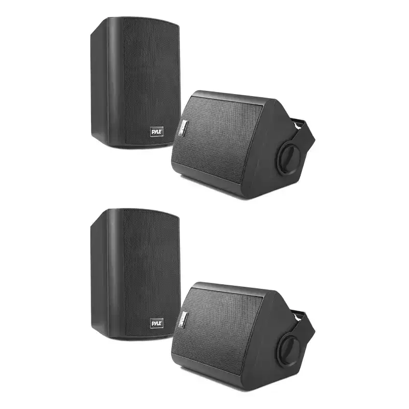 Pyle Audio PDWR62BTBK Wall Mount 6.5 Waterproof Bluetooth Indoor & Outdoor Speaker System (2 Pack)