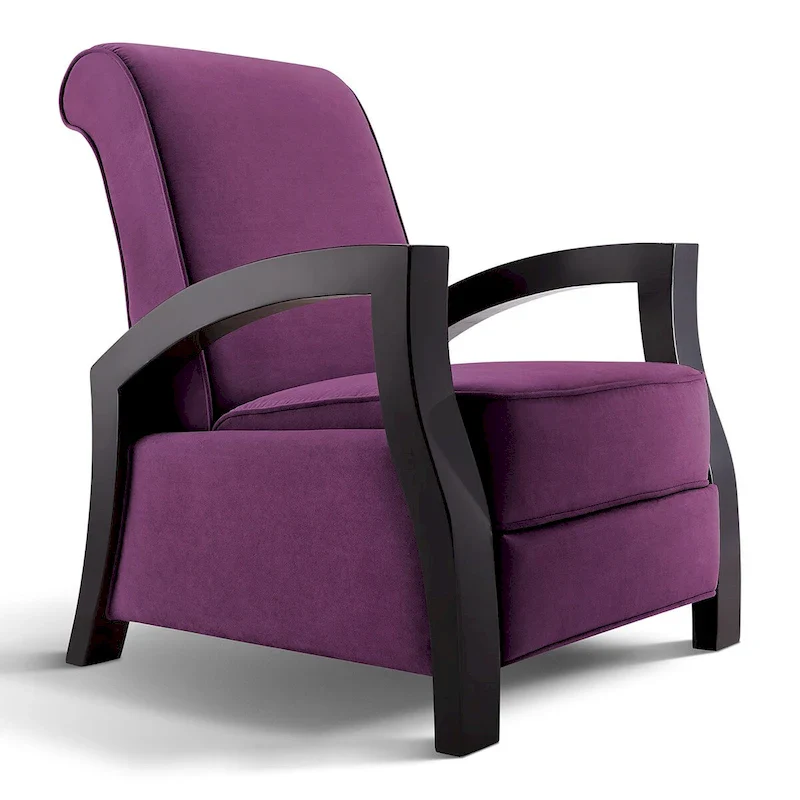Artiva Premium Purple Microvelvet Recliner