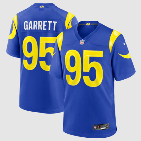 Los Angeles Rams Myles Garrett Royal Jersey