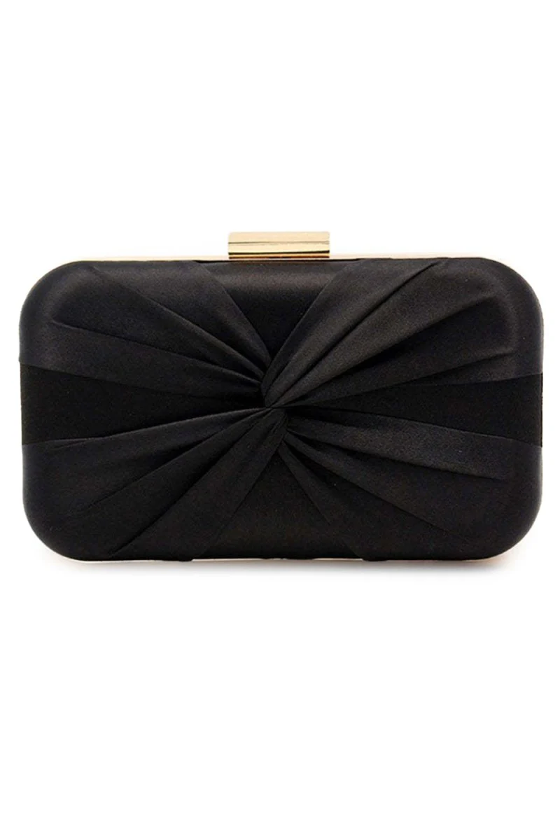 Classic Silk-Like Closure Clutch Purse