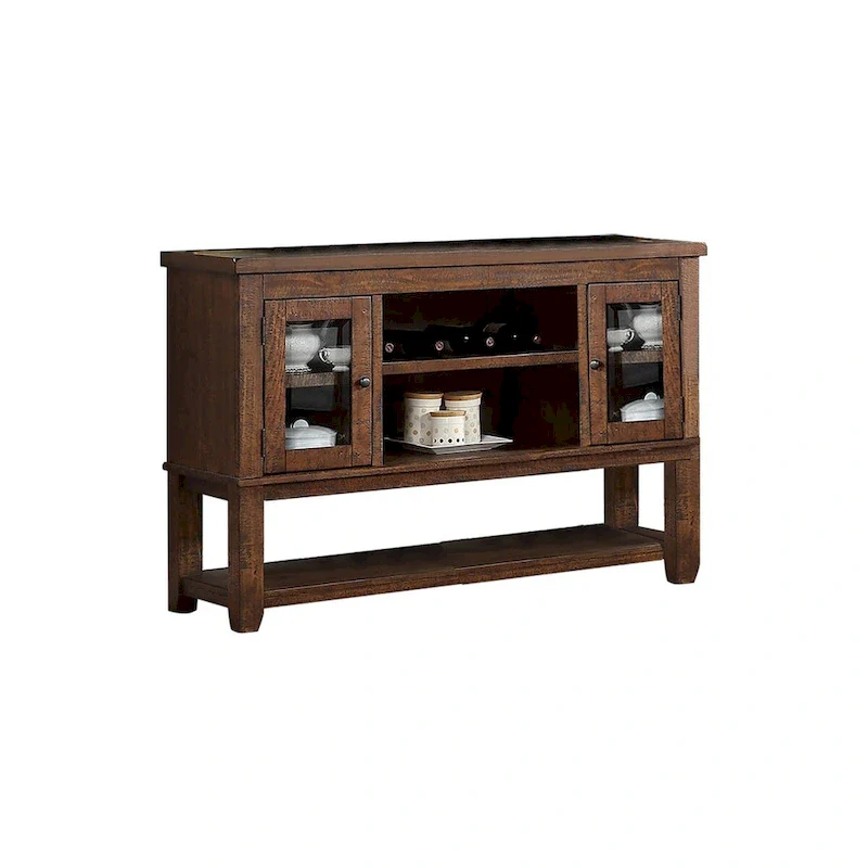 Sever With Open Shelves