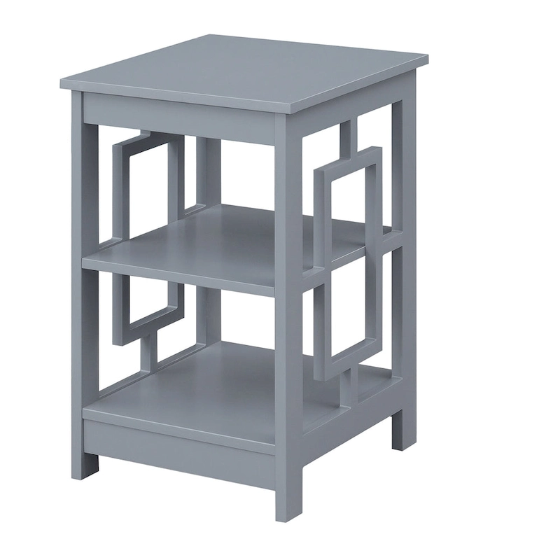 Convenience Concepts Town Square End Table with Shelves
