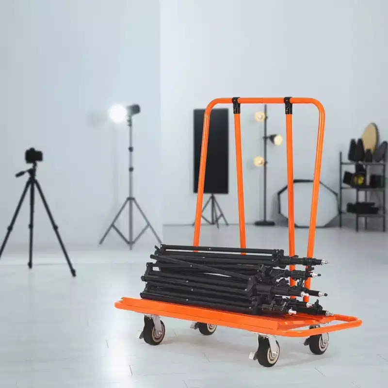 VEVOR Drywall Cart, 3000 LBS Panel Dolly Cart with 45.28 x 21.8 Deck and 5 Swivel Wheels, Handling Wall Panel, Sheetrock, Lumber
