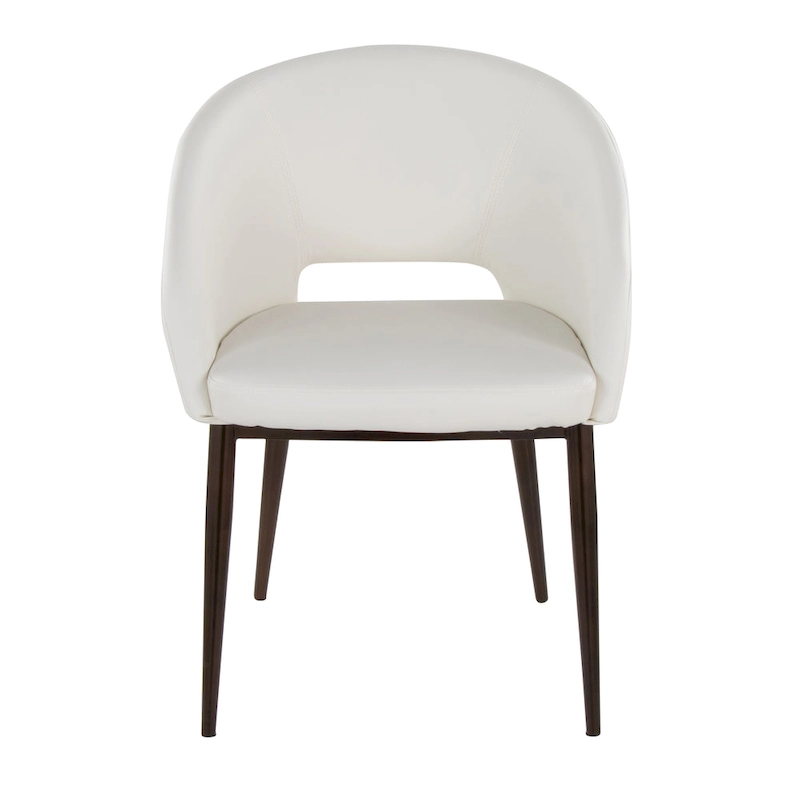 Carson Carrington Vika Upholstered Dining Chair with Copper Metal Legs