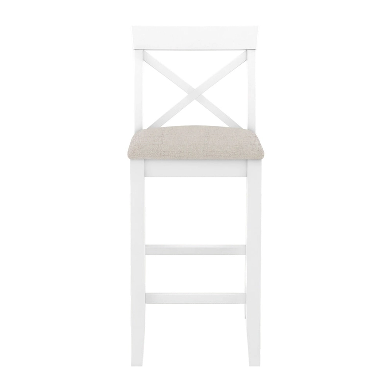 3-Piece Farmhouse Dining Set with Rectangular Table & 2 Chairs