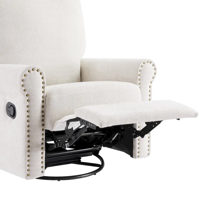 Heido 360 Degree Swivel Glider Manual Recliner Leisure Sofa Chair