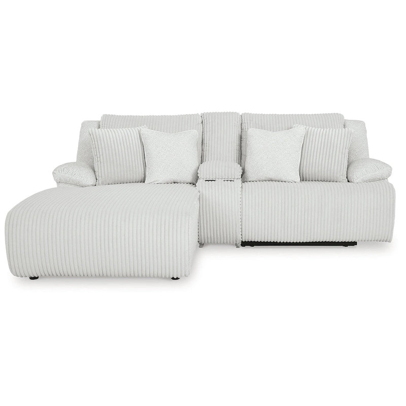 Signature Design by Ashley Top Tier 3-Piece Reclining Sectional with Chaise - 105 W x 74 D x 41 H