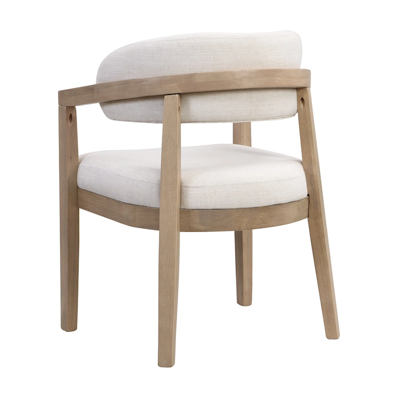 Christopher Knight Home - Carter Modern Dining Armchair Set of 2 with Upholstered Seating and Solid Wood Frame