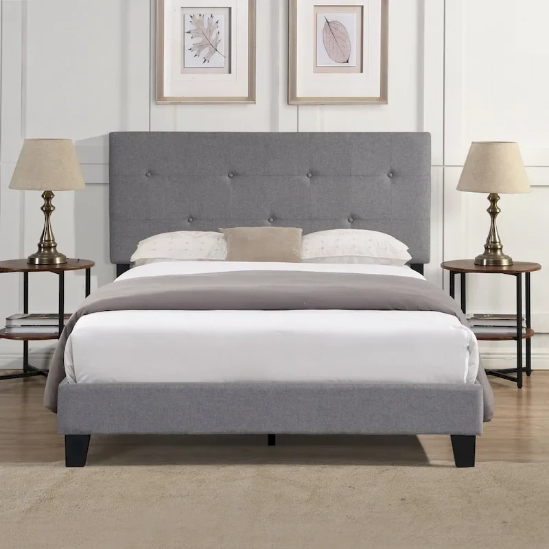 Upholstered Platform Bed Frame