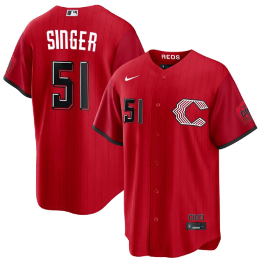 Brady Singer Cincinnati Reds Red 2026 City Connect Limited Jersey