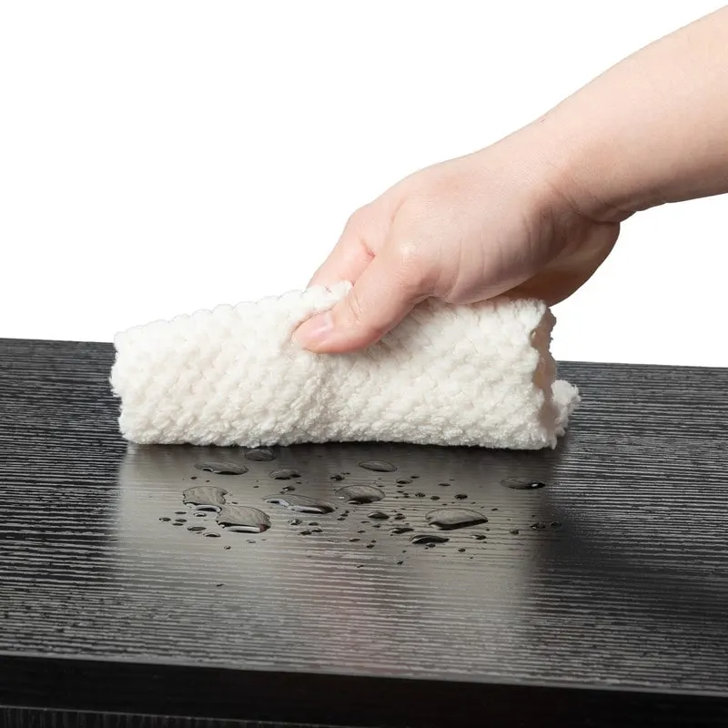 3-Drawer Rolling Wood File Cabinet with Lock