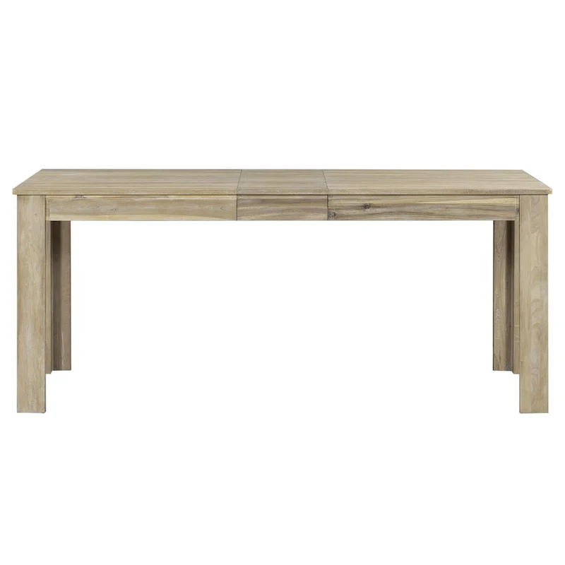 Nestfair 7-Piece Wooden Dining Table Set with 6 Chairs and 2 Drawers