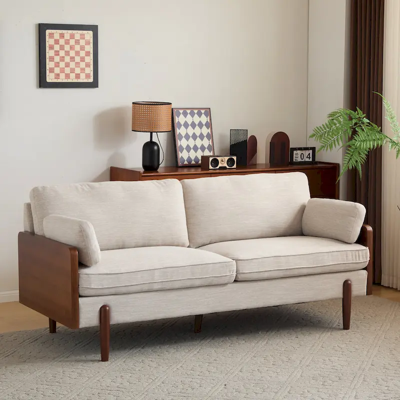 Mid-Century Modern 3-Seat Sofa