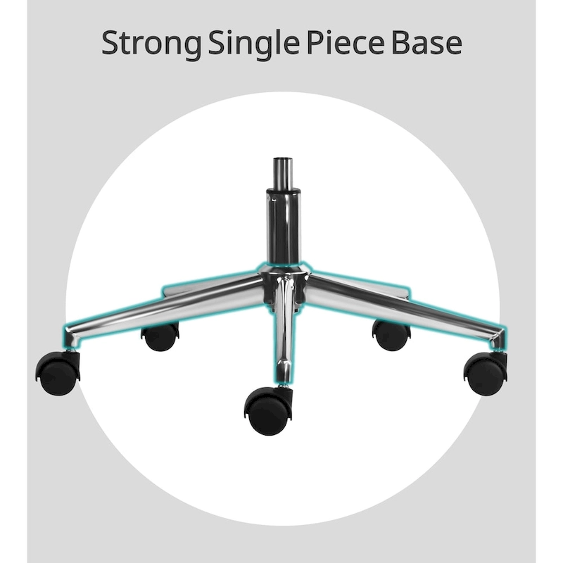 Modern High Back Office Chair Ribbed PU Leather Swivel Tilt Conference Room Computer Desk Cushion Seat Boss