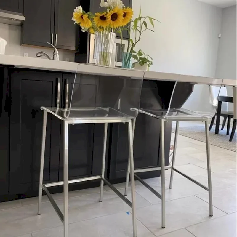 Sasha Modern Clear Transparent Stool