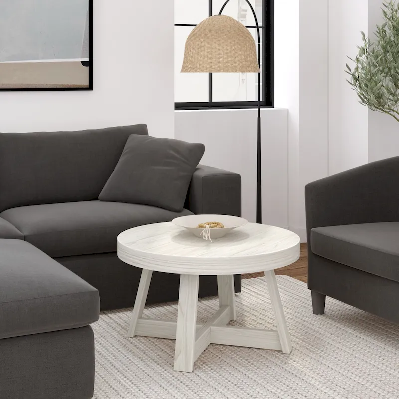 Plank and Beam Classic Round Coffee Table - 30