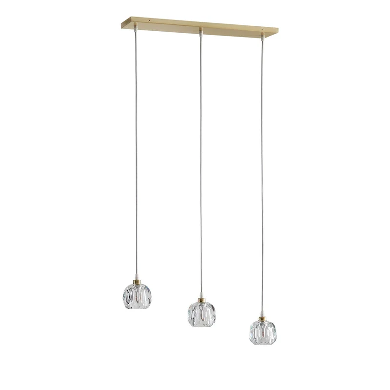 Galway Round Crystal LED Pendant / Chandelier by iNSPIRE Q Bold