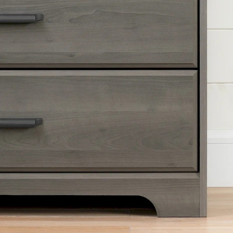 8-Drawer Dresser - Grey Maple/Weathered Oak
