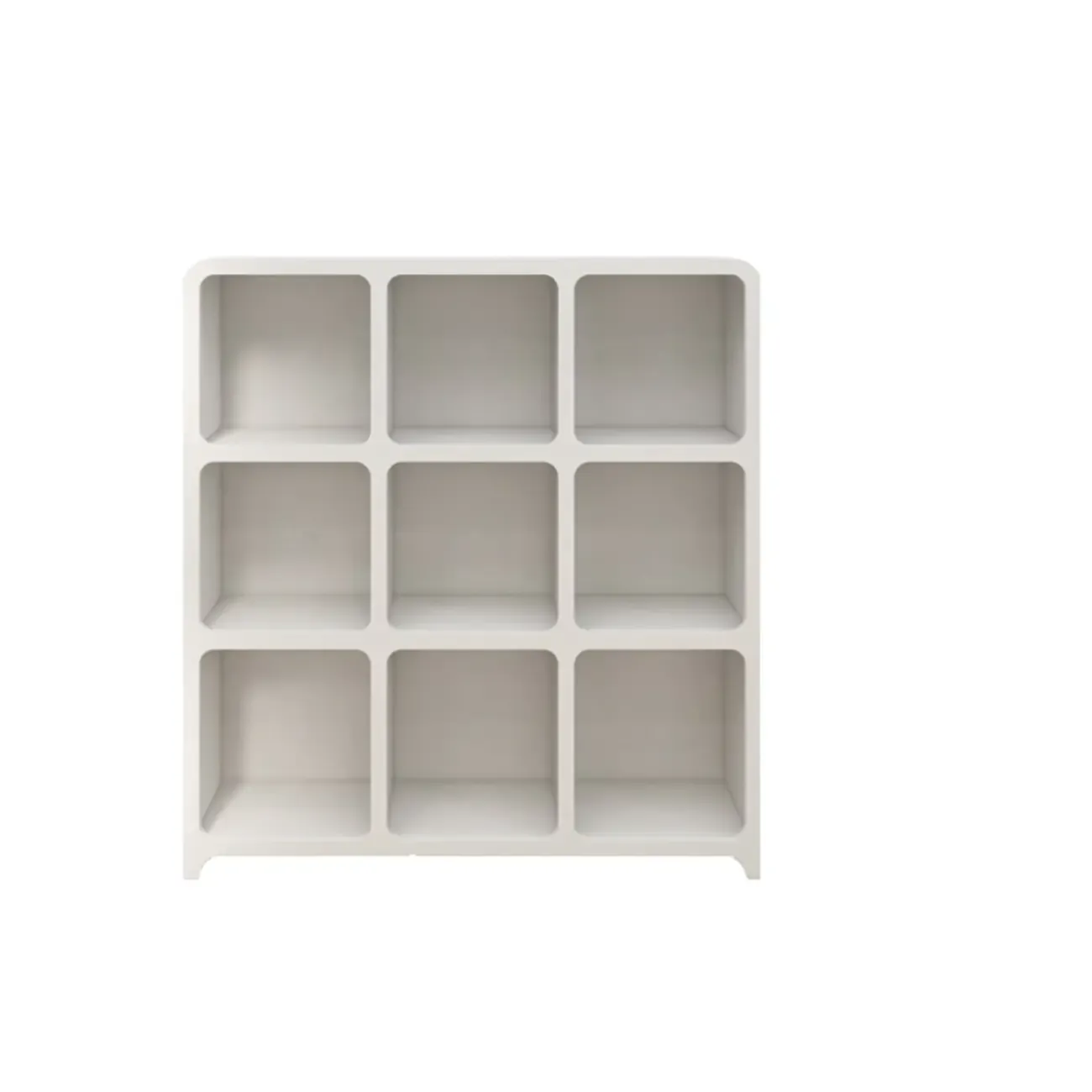 Simple Wooden Closed Back Bookcase in Black