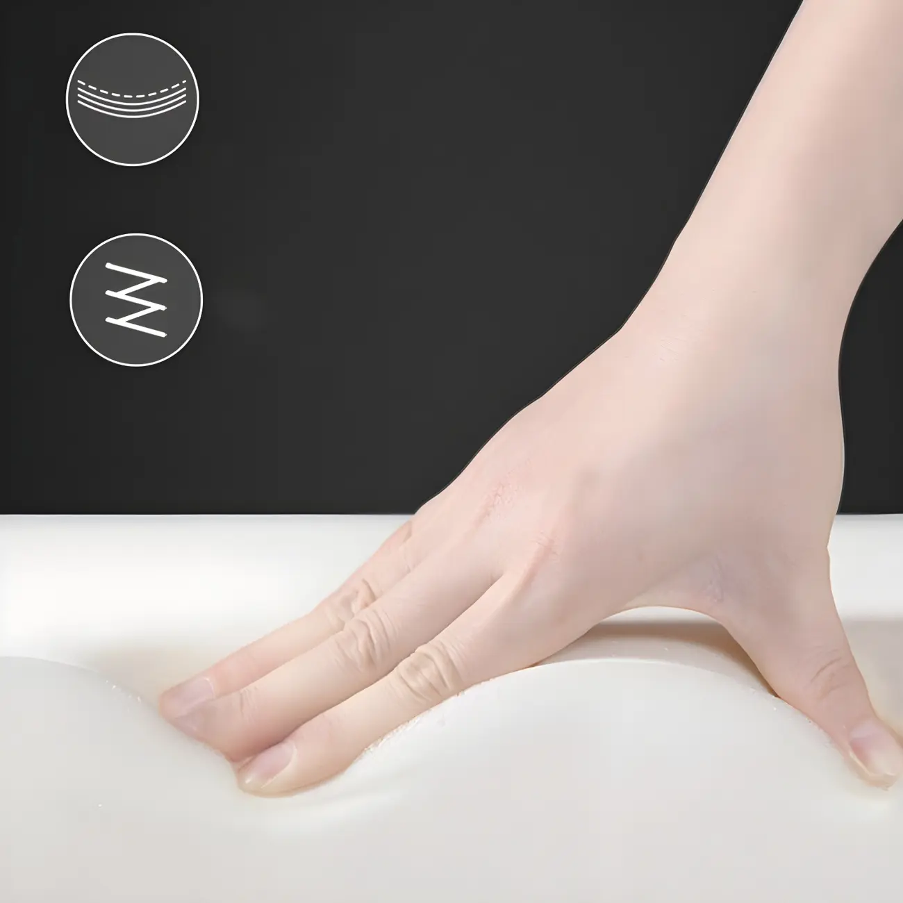 Mid-Century Modern Flannel Accent Chair in Off-White