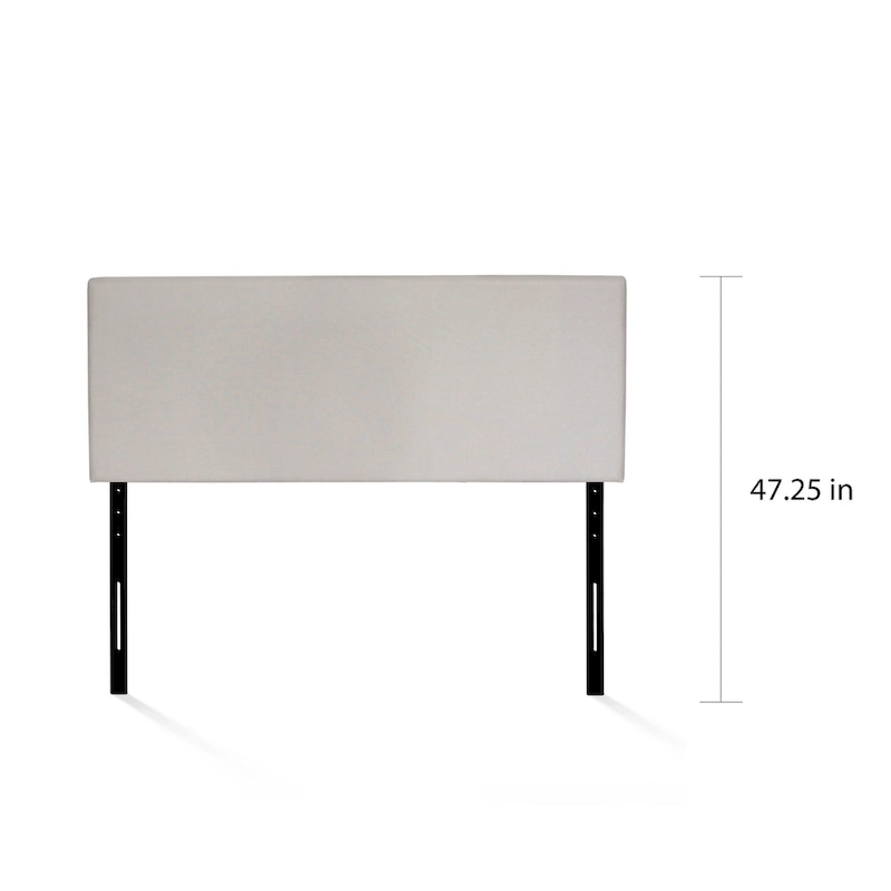 Carbon Loft Dashwood Plain Fog Headboard