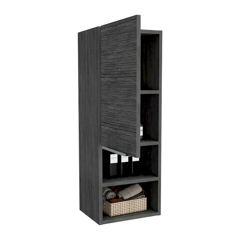 Medicine Cabinet Hazelton,Bathroom, Smokey Oak Finish,High quality and durable