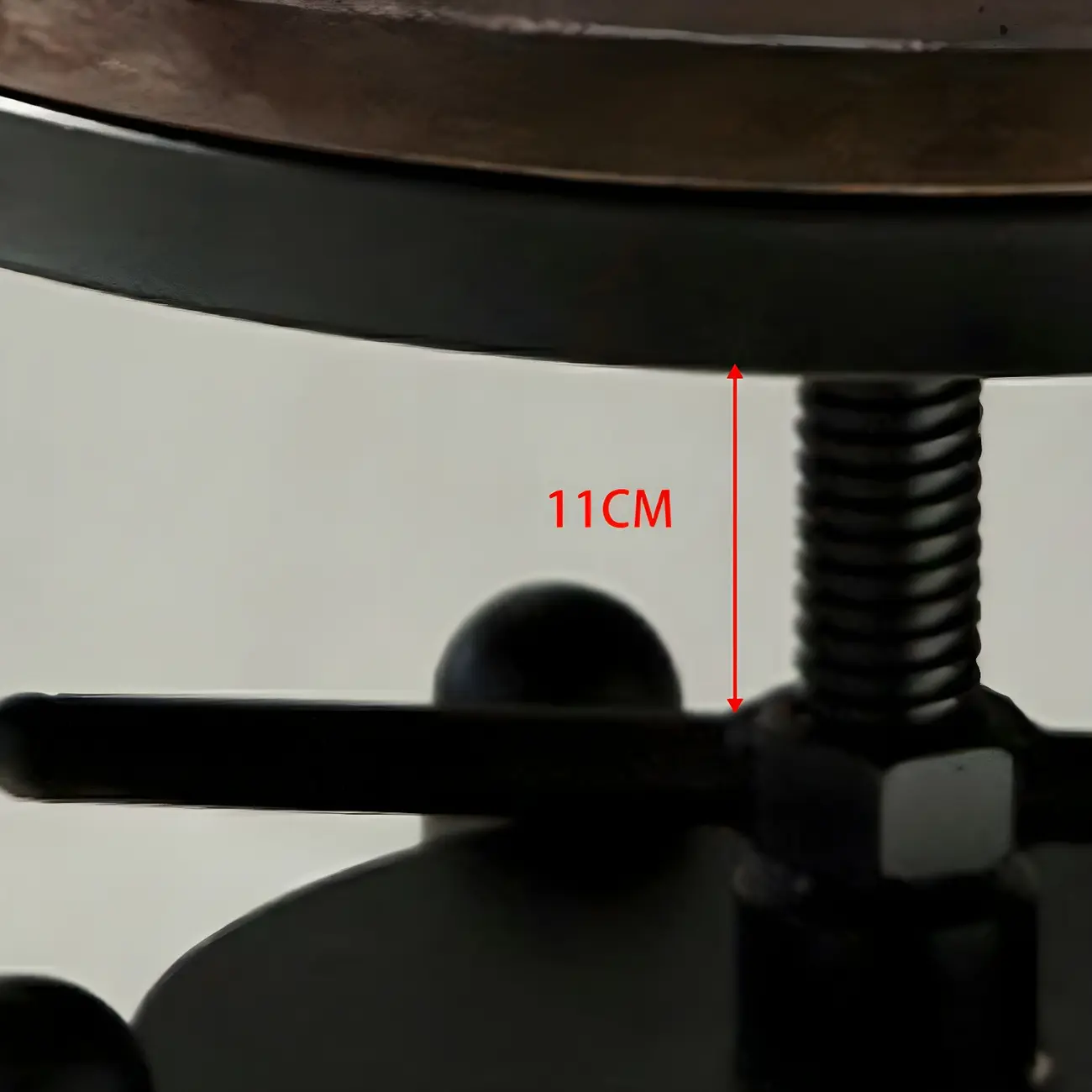 Industrial Brown Wooden Metal Adjustable Bar Tables