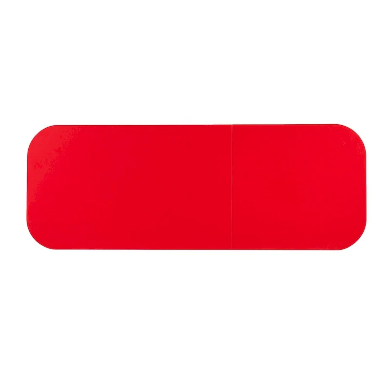 SEI Furniture Eastwick Farmhouse Red Foldable Rolling Sewing Table/ Craft Station