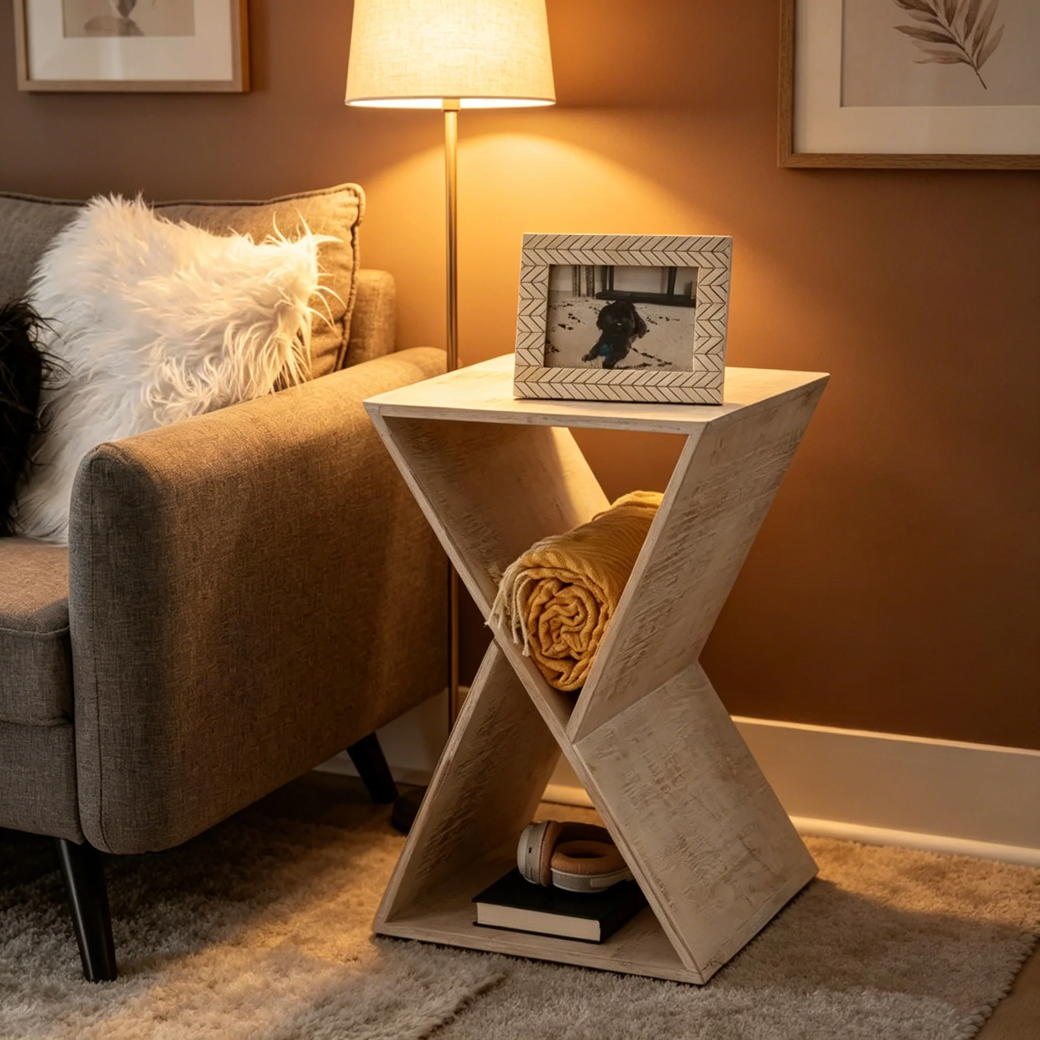 Triangular Side Table