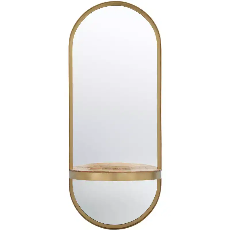 Laycie Mirror - 18 x 44.5 - MRR3064 - Brass - Safavieh